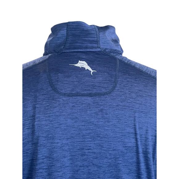 Tommy Bahama S NFL Apparel Miami Dolphins Blue Islandzone 1/4 zip Pullover NWT - Picture 6 of 8